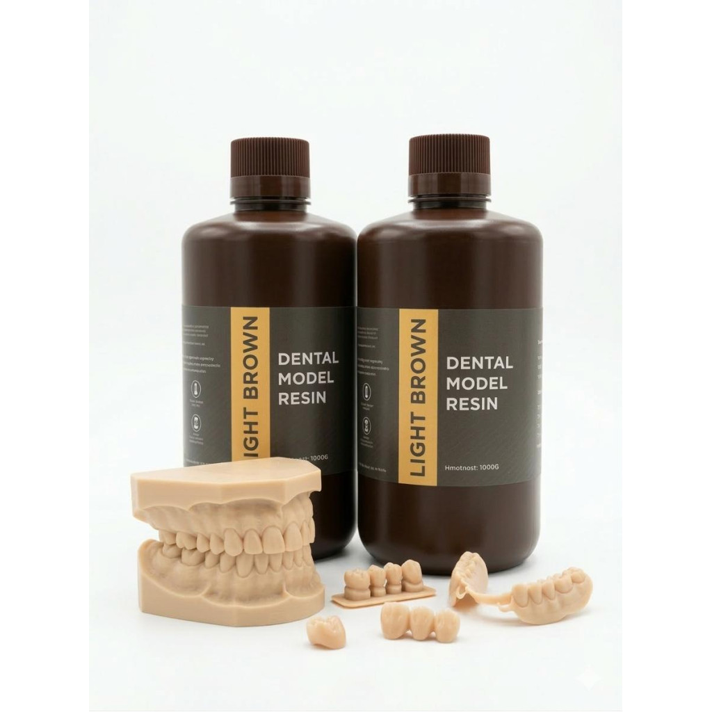 Dentální modelový resin - Light Brown 1kg